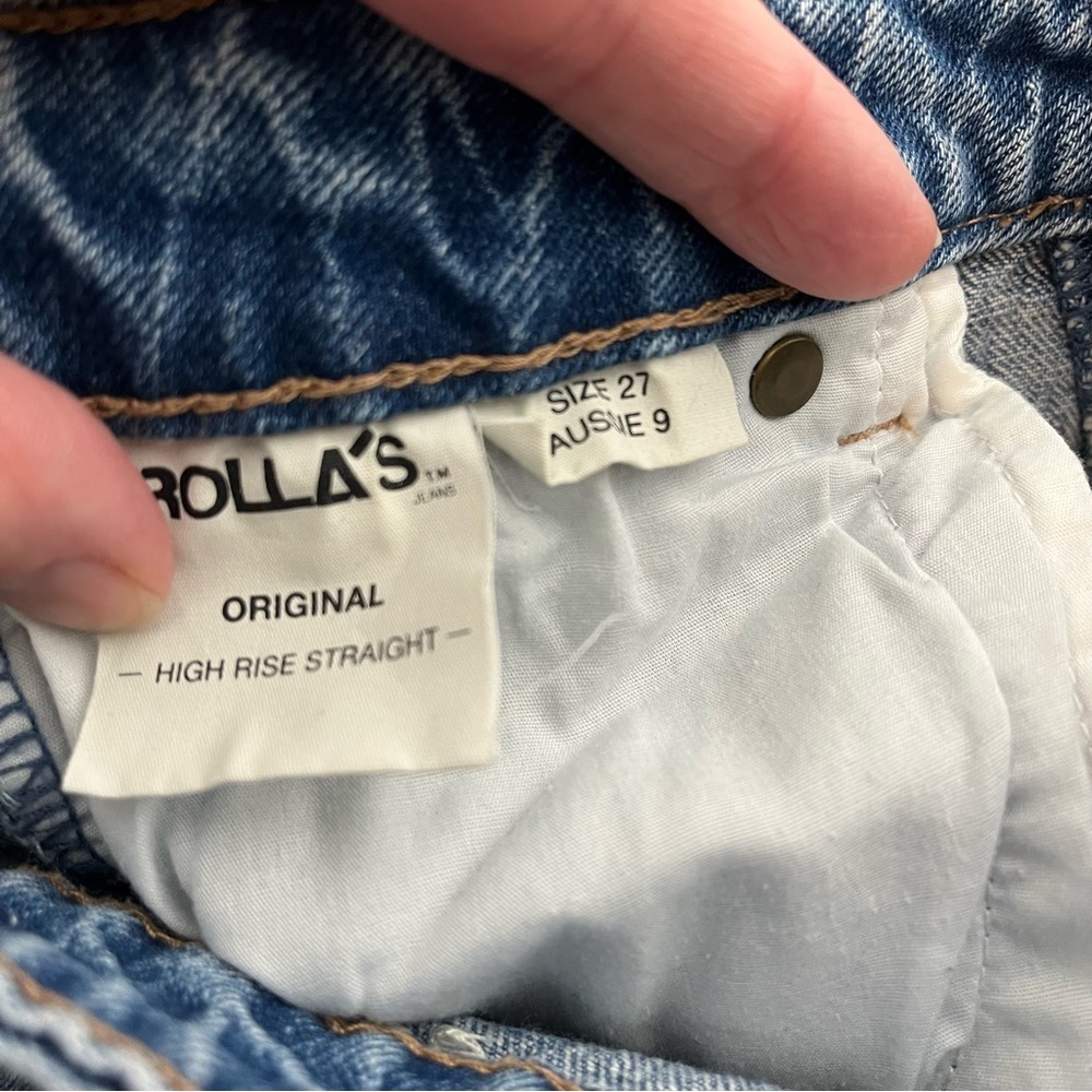 ROLLA'S High Rise Straight Jeans - Picture 11 of 13